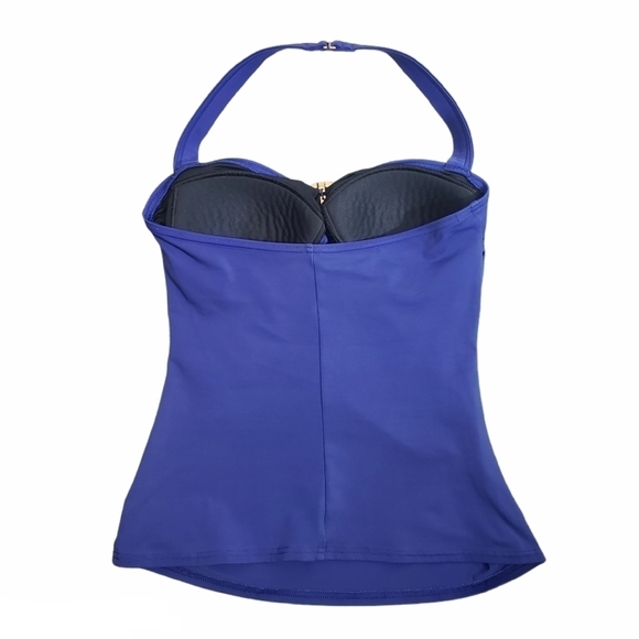 LANDS END Tankini Swim Top Size 4 - Picture 2 of 6